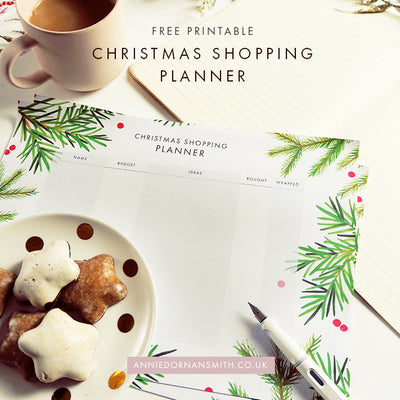 Christmas Shopping Planner - Free Download!