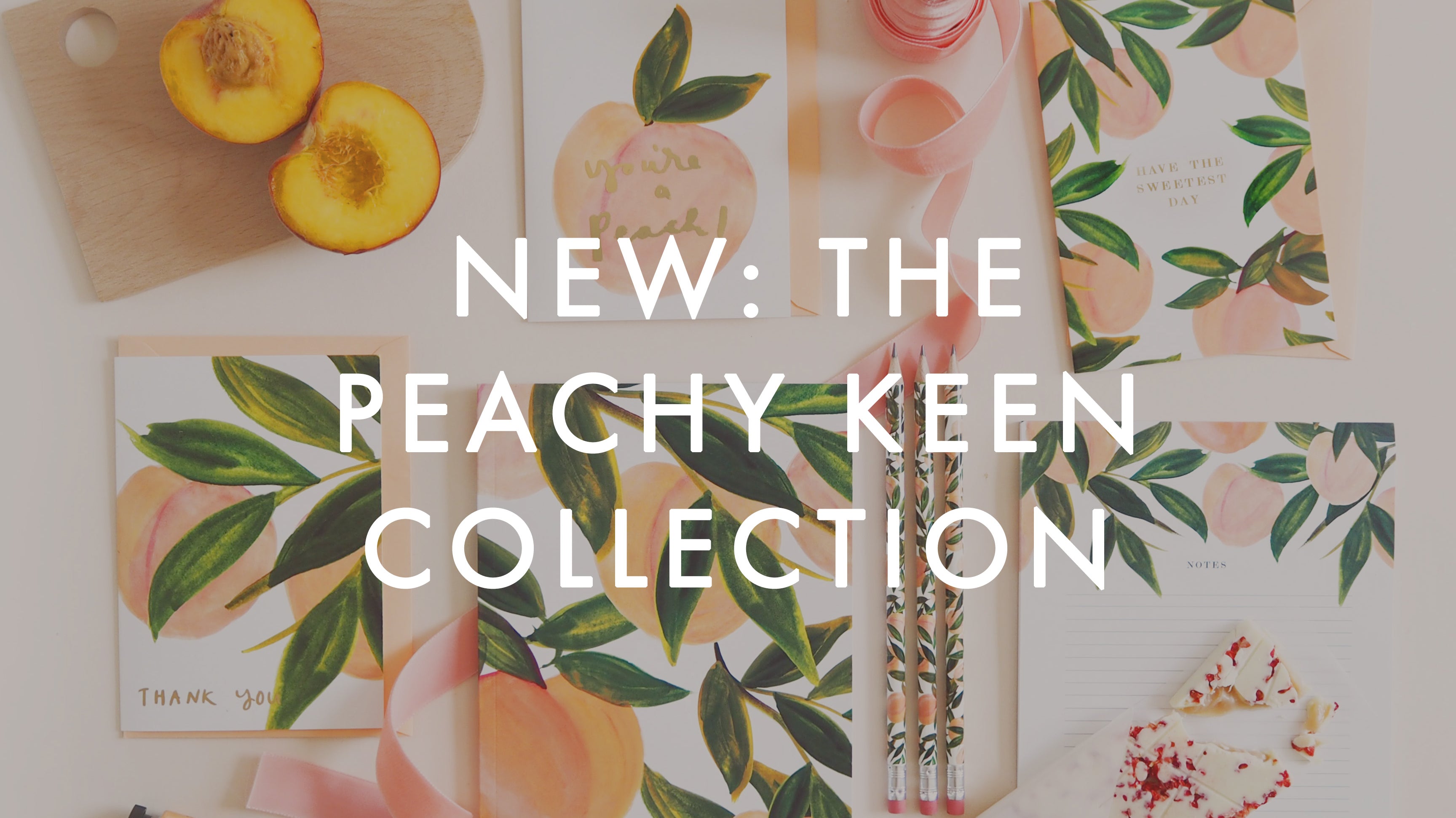 NEW: The Peachy Keen Collection | Annie Dornan Smith Prints and Paper Goods UK