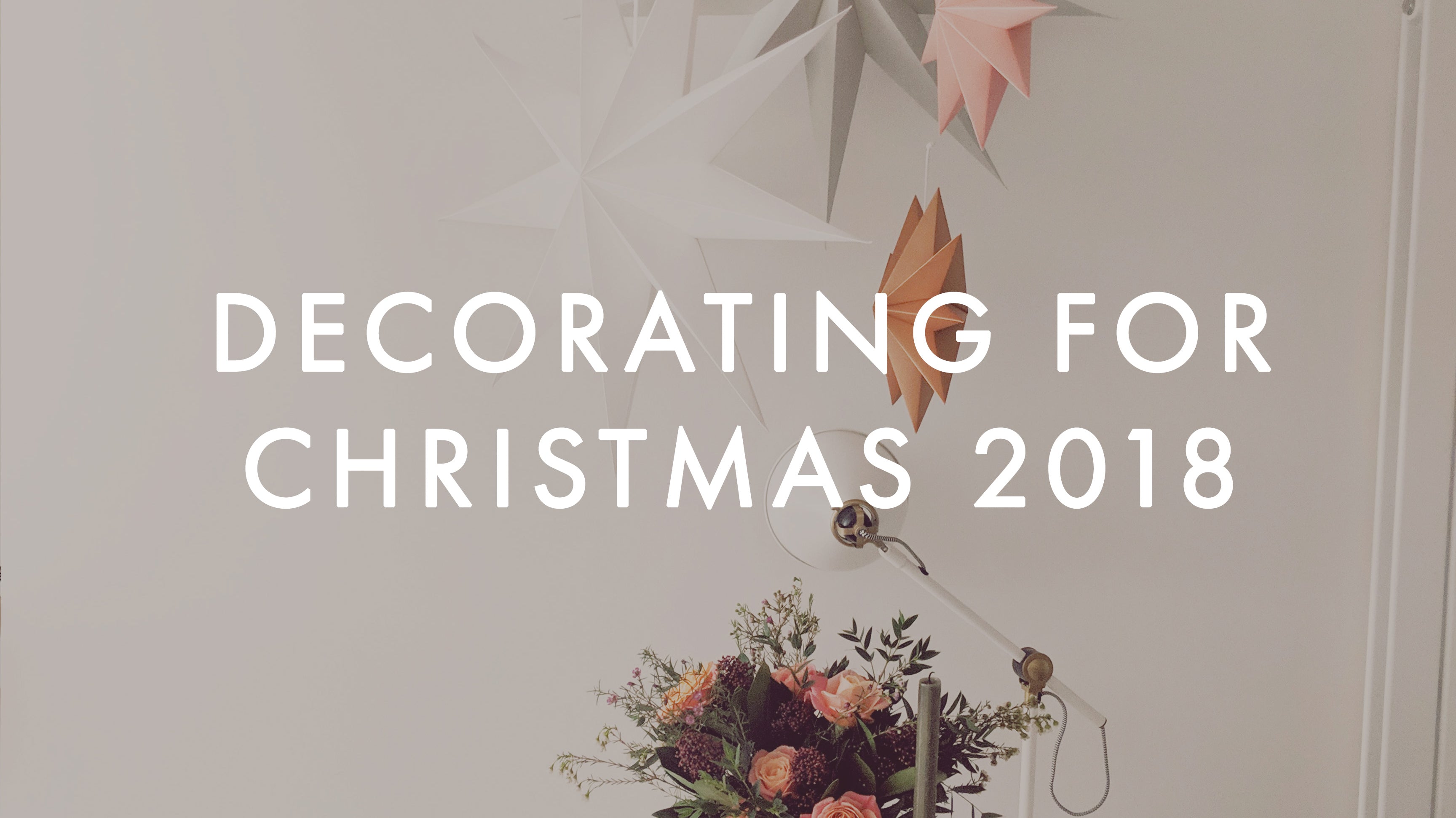 Decorating for Christmas 2018