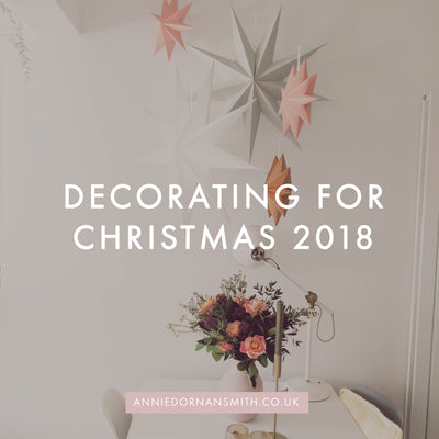 Decorating for Christmas 2018