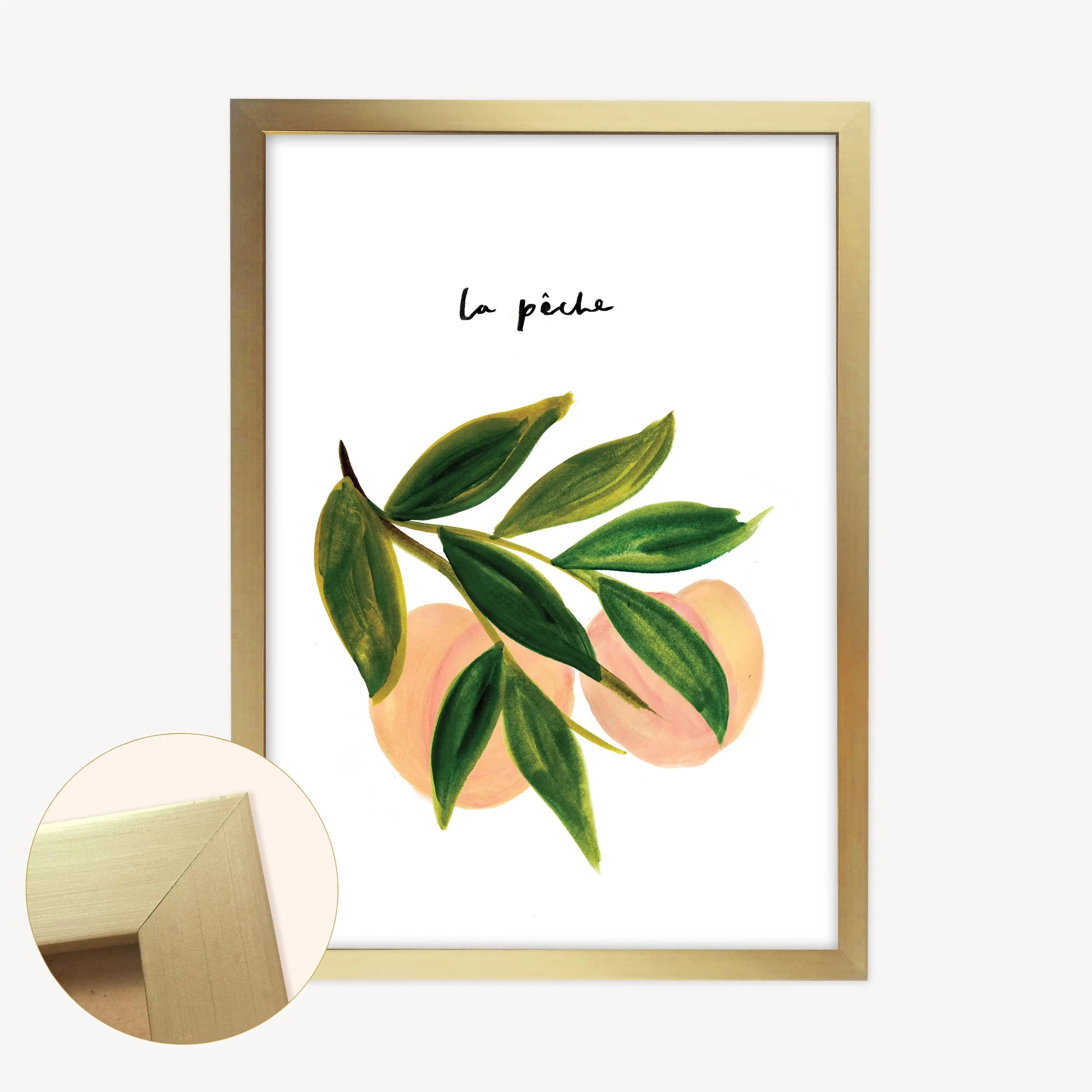 peach-art-print-in-gold-frame