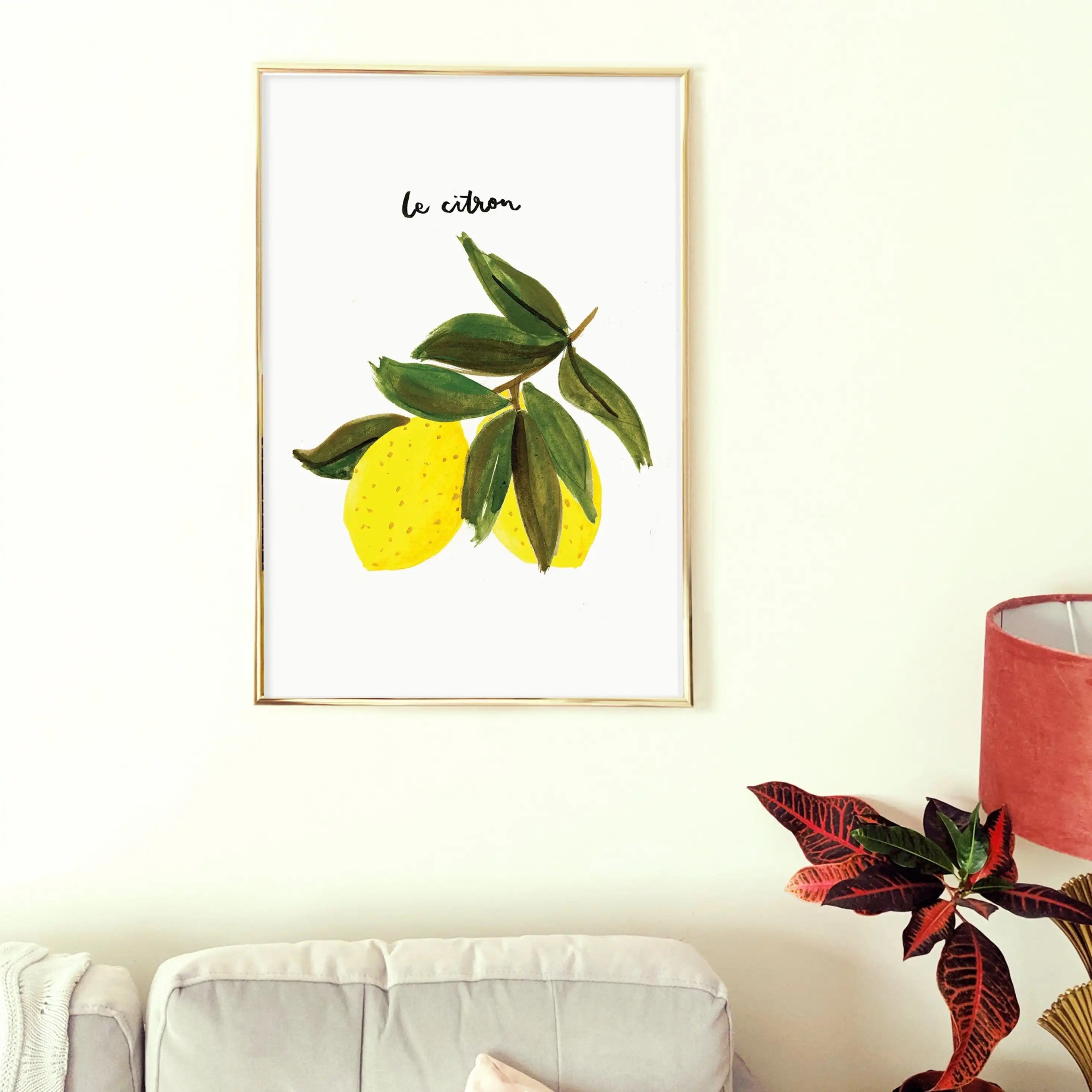lemon-wall-art-for-kitchen