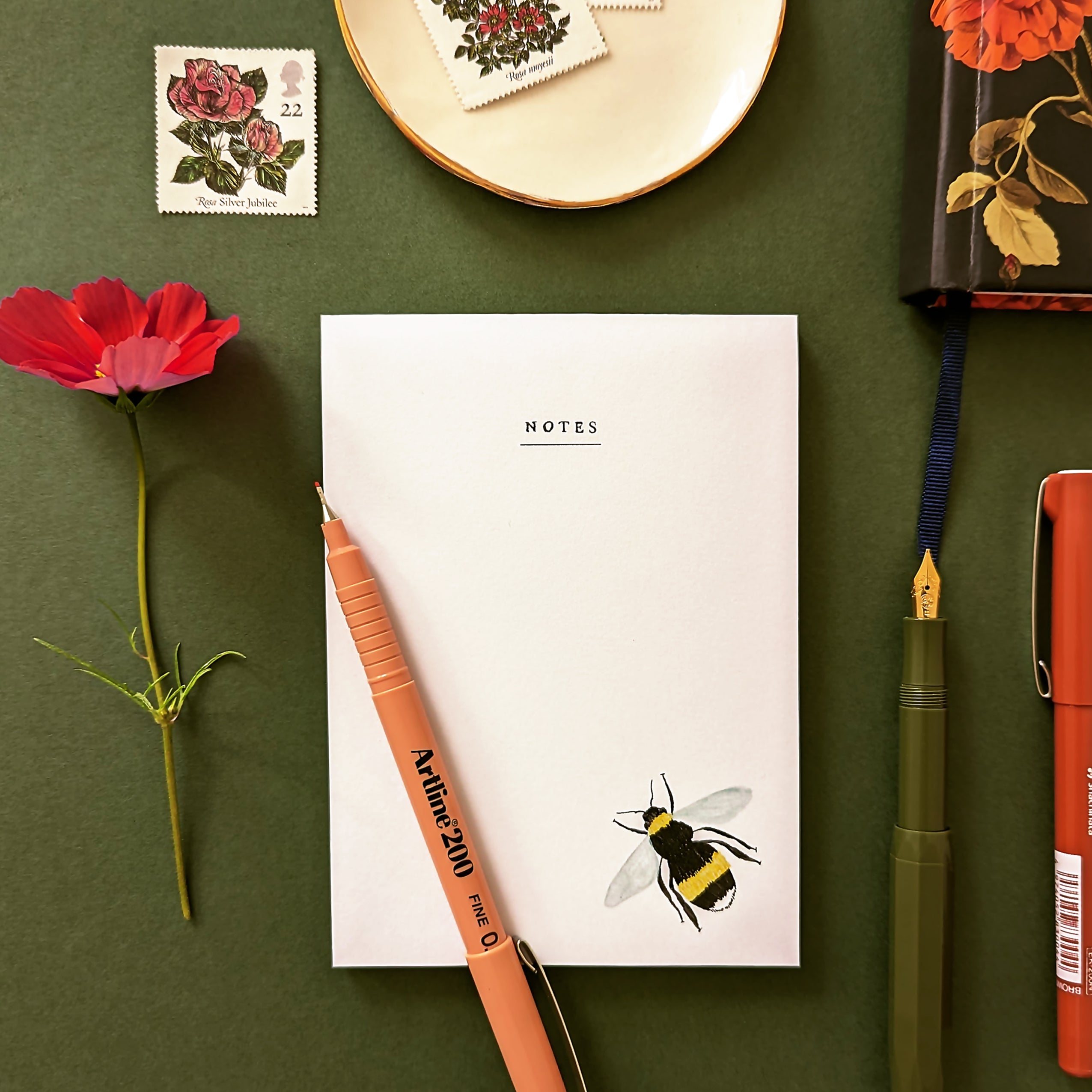 Mini Bee Notepad with Tear-off Pages
