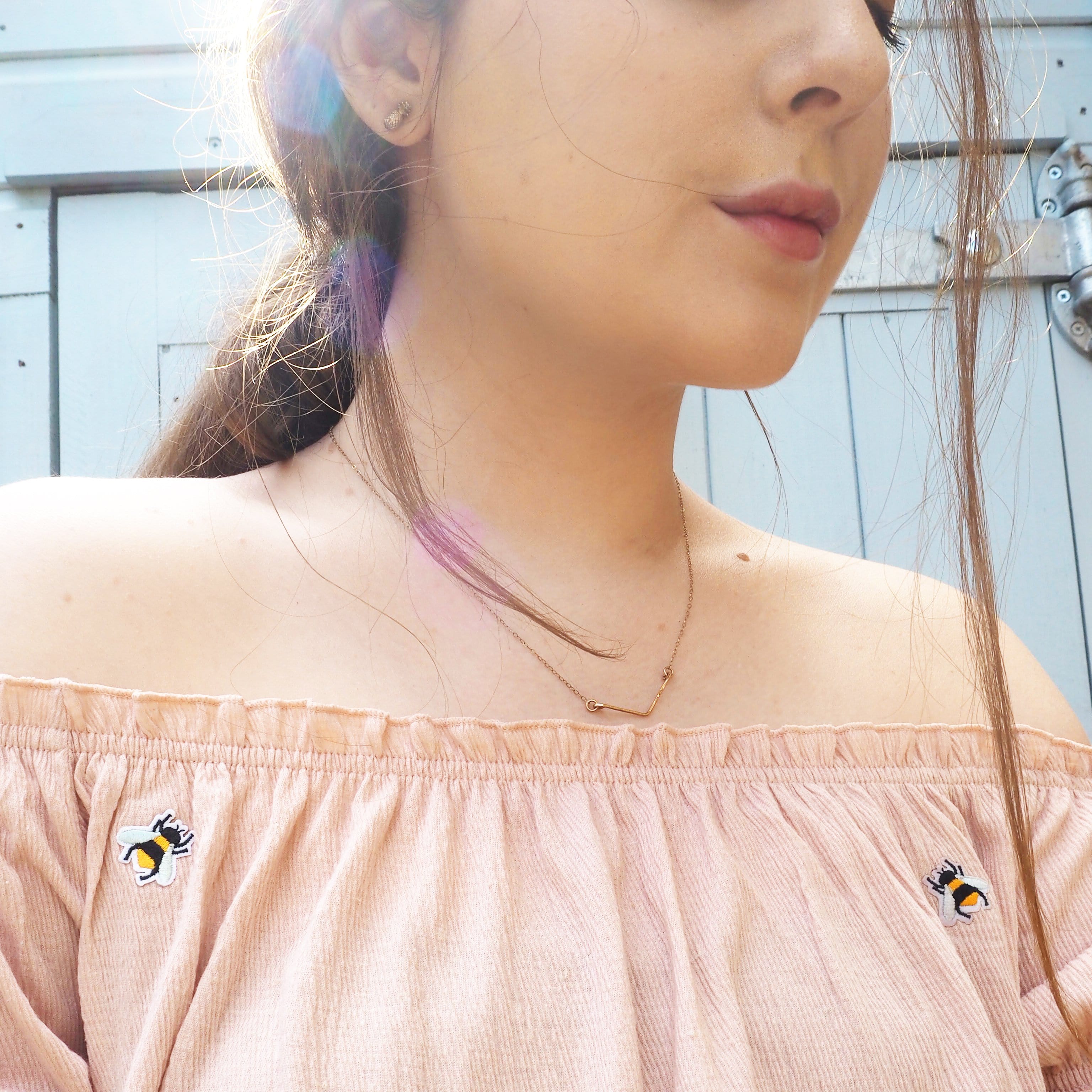 Embroidered Bee Iron On Patch - Annie Dornan-Smith