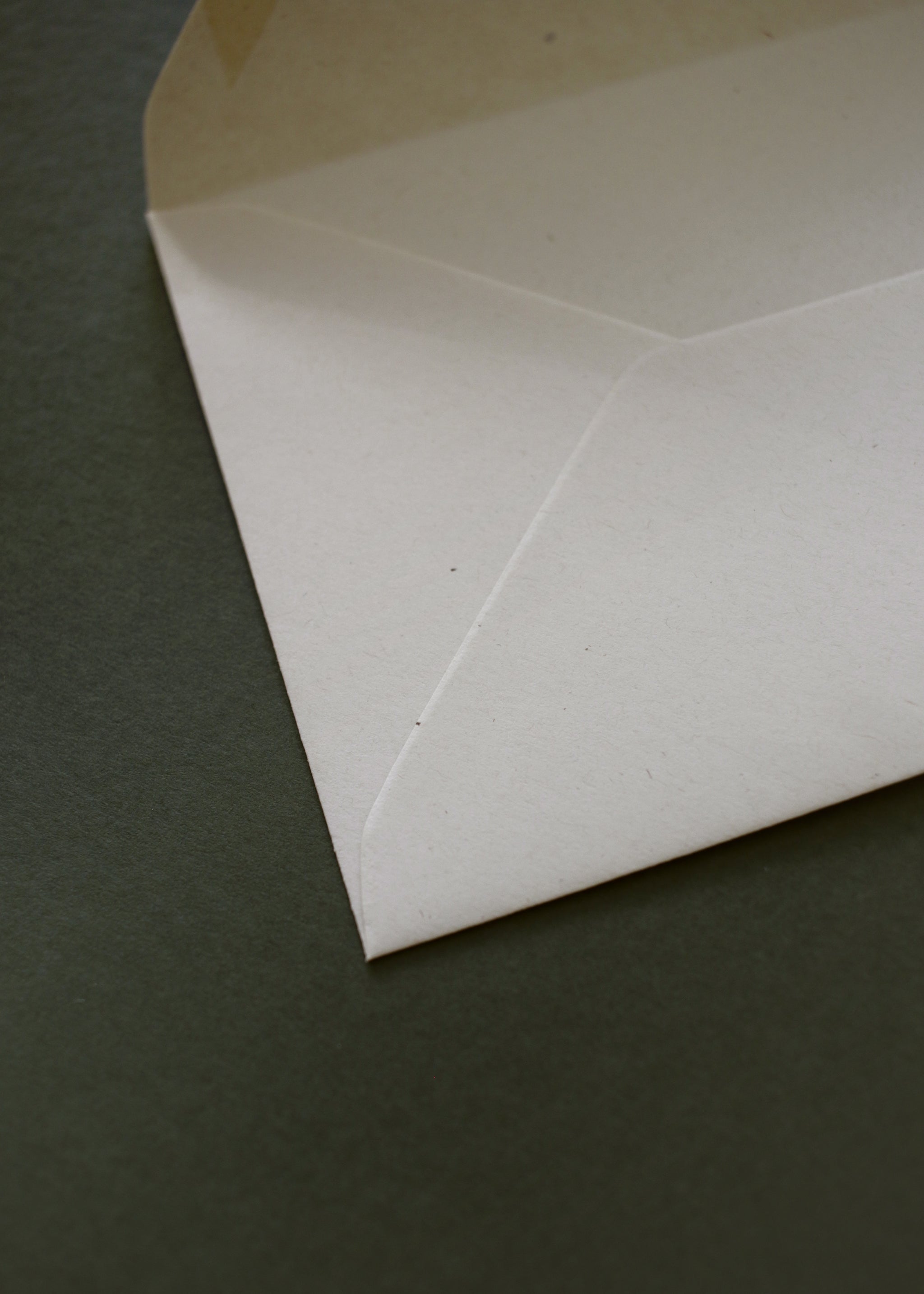 Christmas cards with recycled envelope.