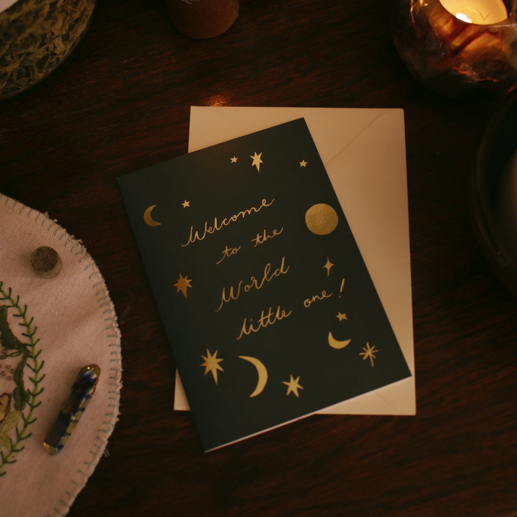 welcome to the world baby card