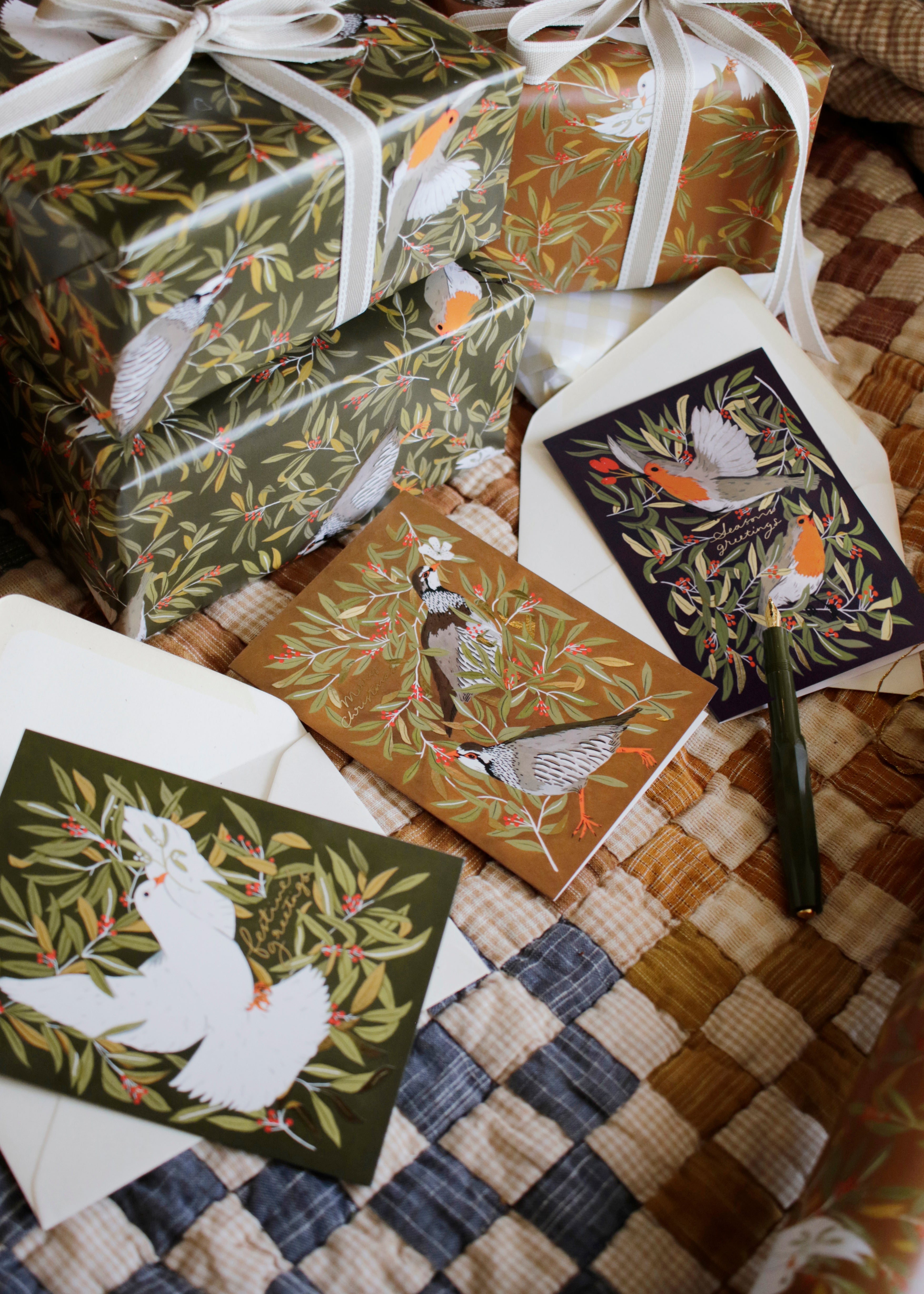 New in for Christmas 2022 - Bird Inspired Christmas Cards and Wrap
