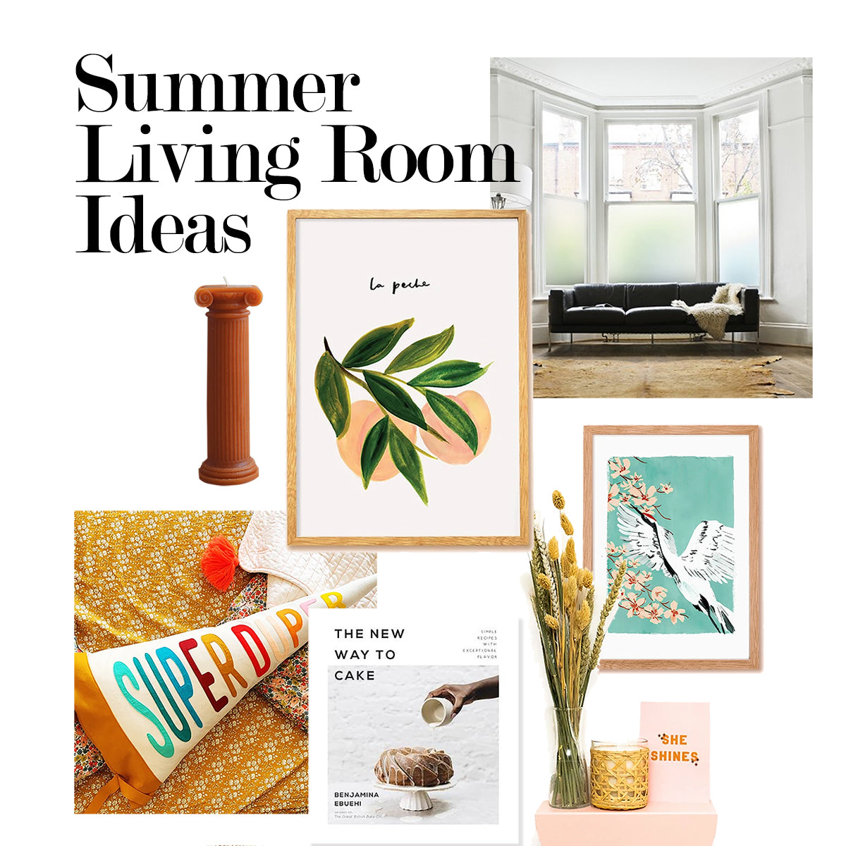 Summer Living Room Decor Ideas - Annie Dornan Smith