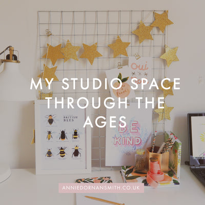 My Studio Space Through The Ages