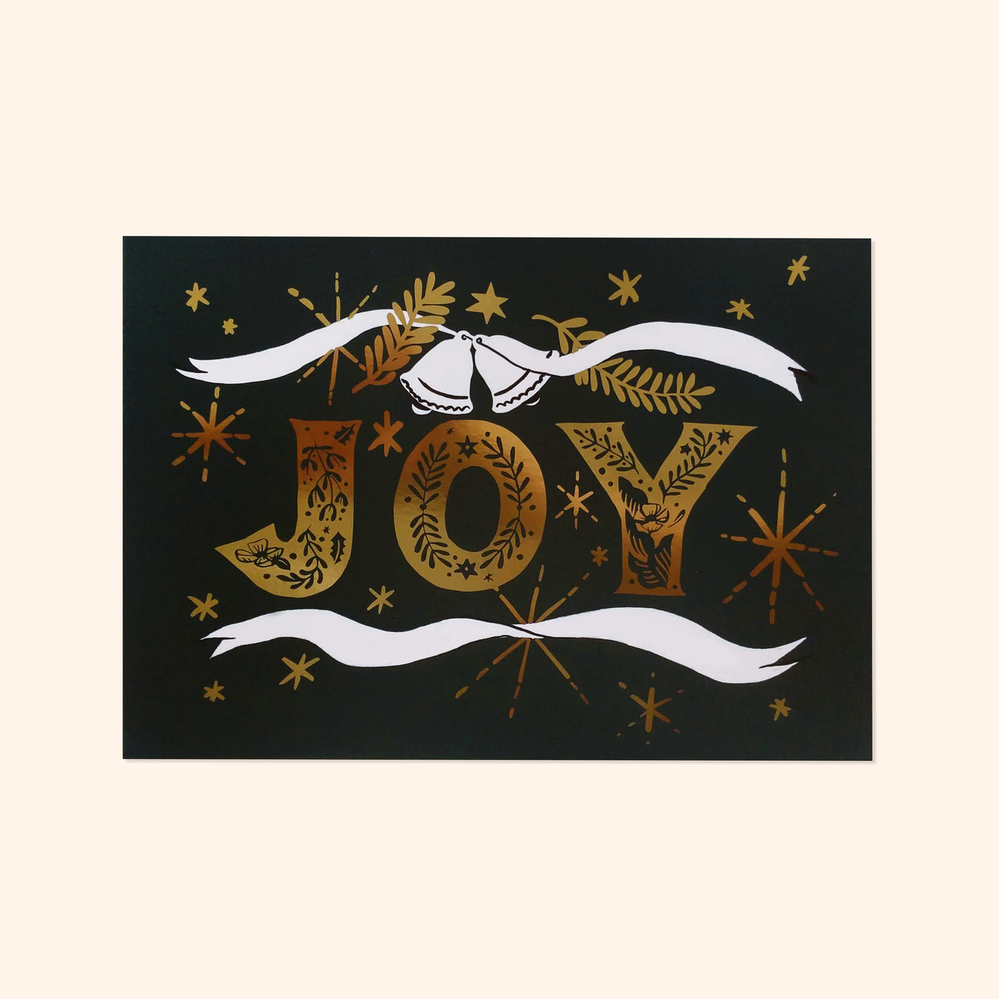 JOY Christmas Art Print