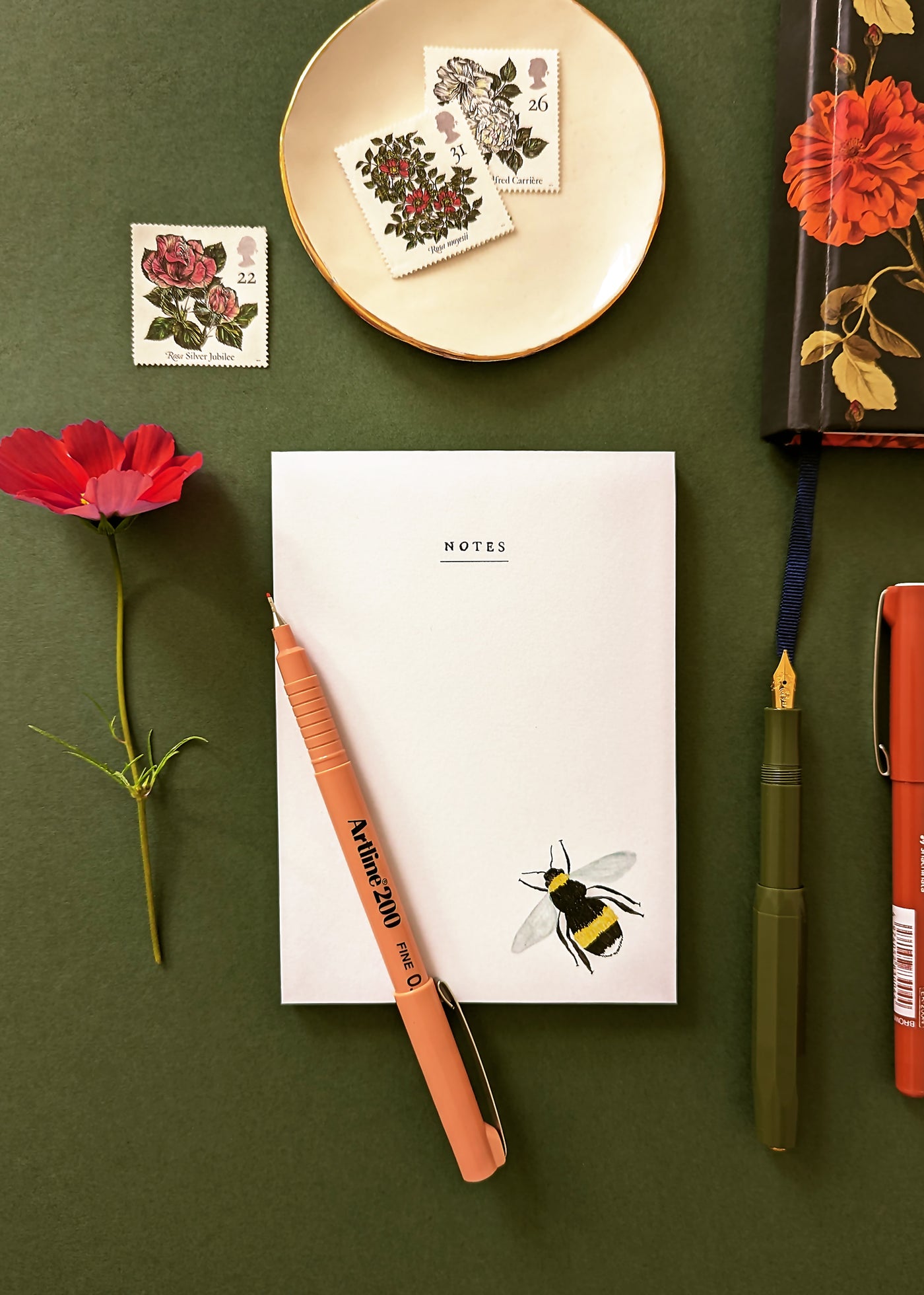 Mini Bee Notepad with Tear-off Pages