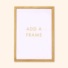 Light Oak Picture Frame - Annie Dornan Smith