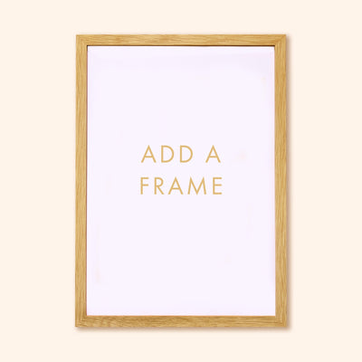 A-Size Oak Frame