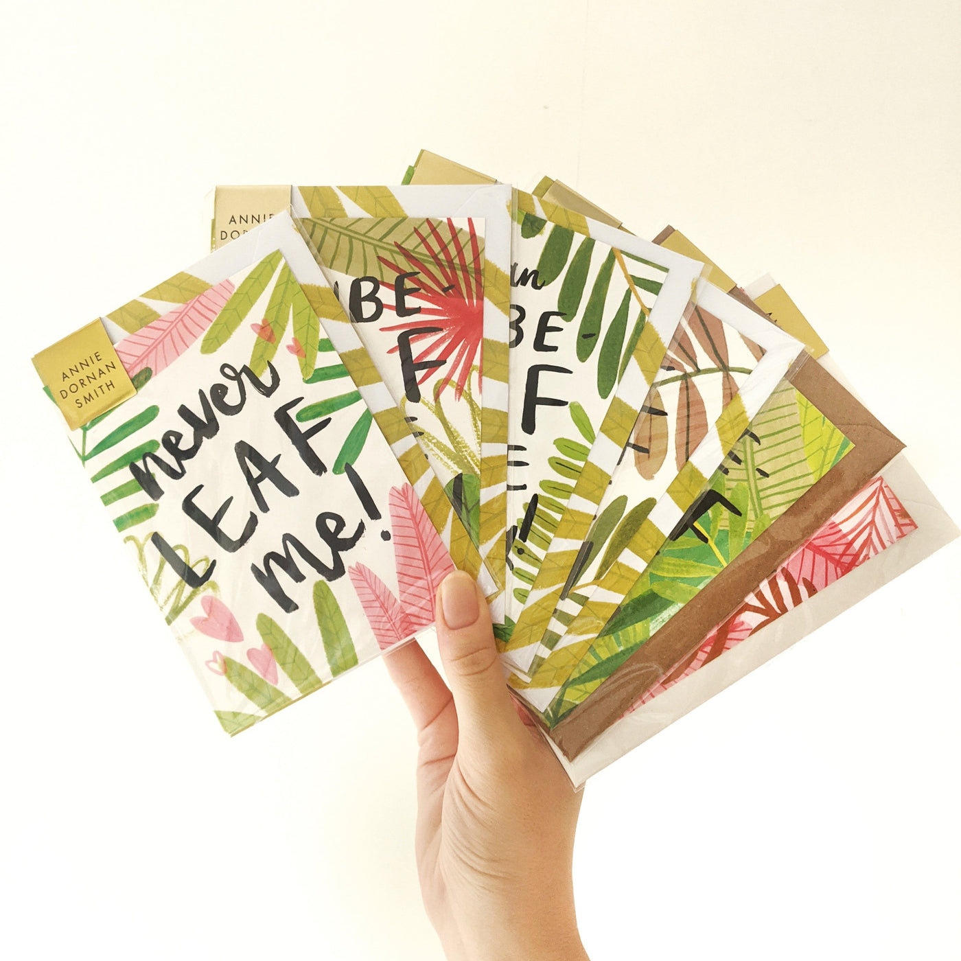 Bundle Of Six Plant Based Greeting Cards - Annie Dornan Smith