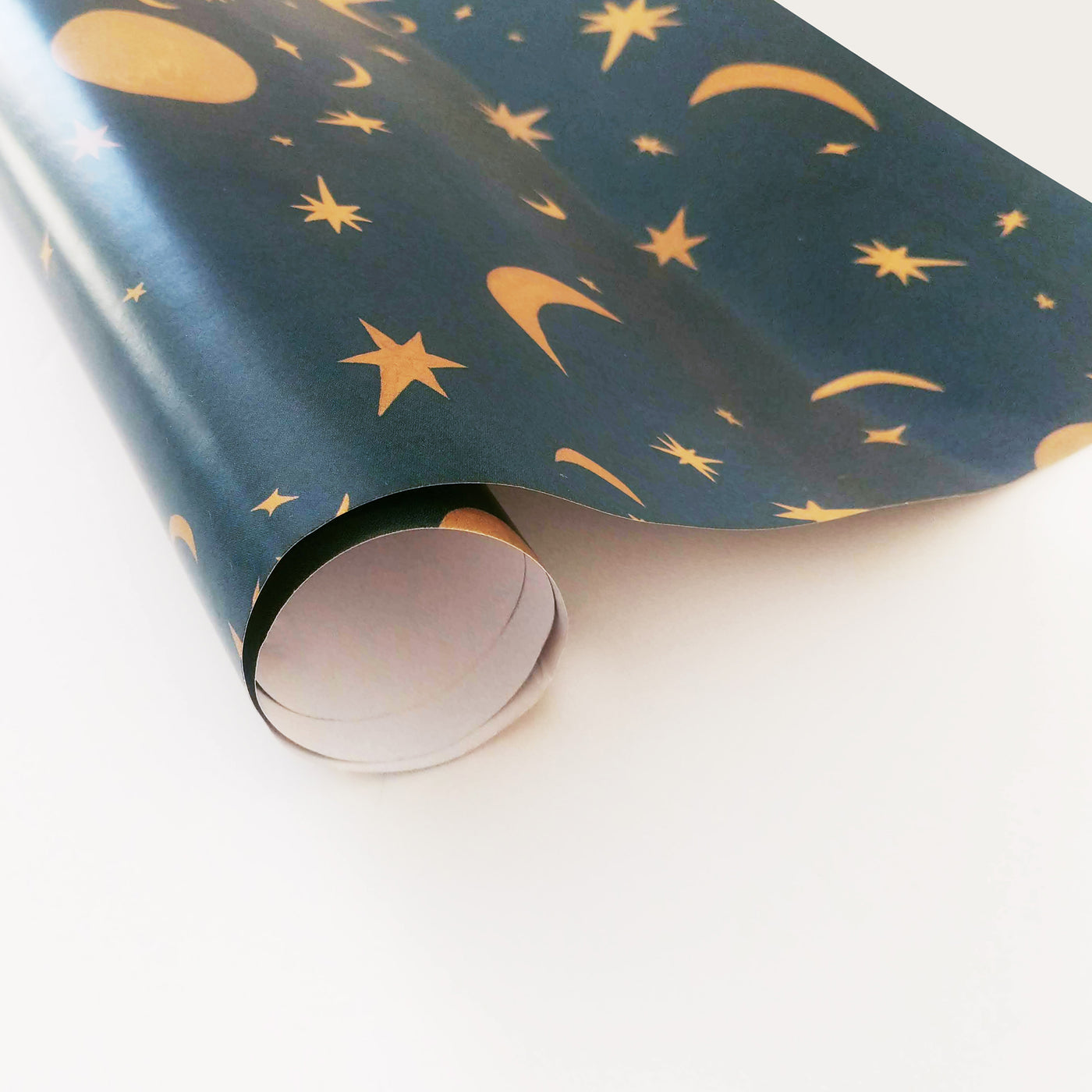 celestial print wrapping paper