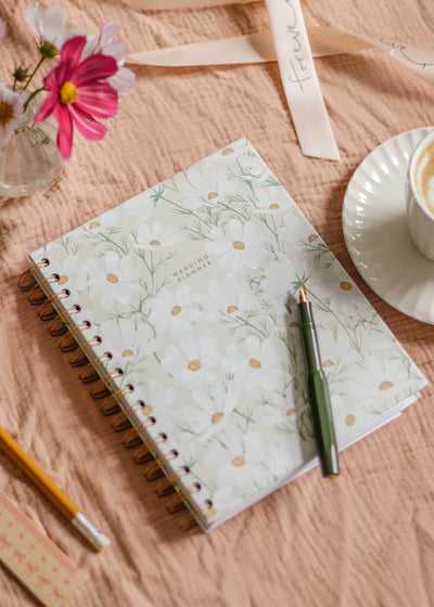 Floral Pattern Ring-Bound Wedding Planner - Preorder